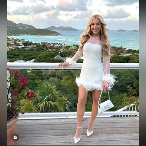 Untamed Petals Disco Sheer Dress